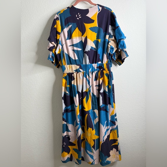 NWT Anthropologie Conditions Apply Ronika Maxi
Dress Puff Sleeve Floral Print XL - Picture 15 of 16